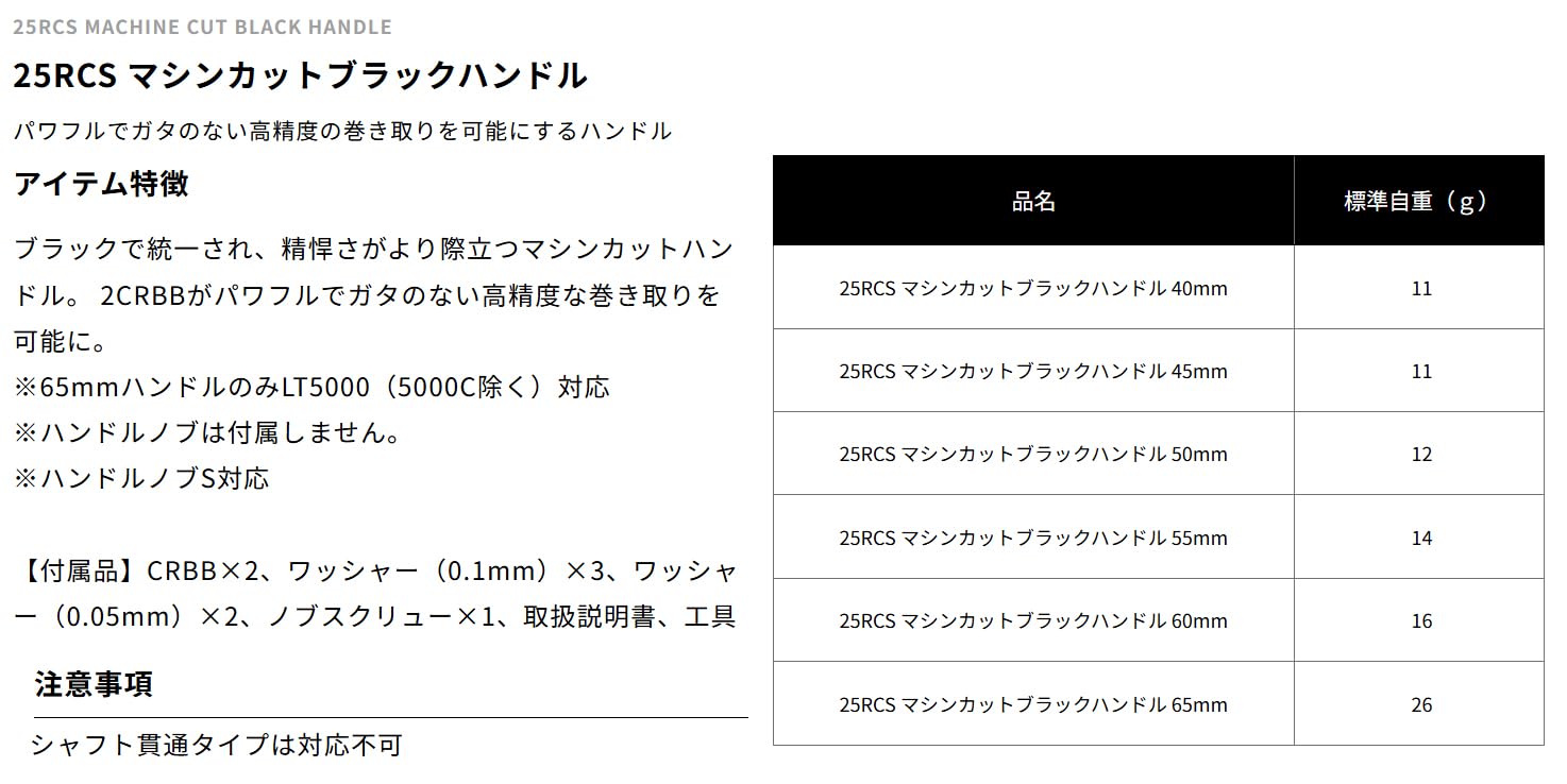 こ*！様 ⚫使用品⚫SLPWORKS 25 RCS マシンカットブラックハンドル 25RCS マシンカットブラックハンドル│SLP WORKS